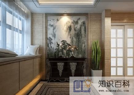 进门对面能不能挂字画1
